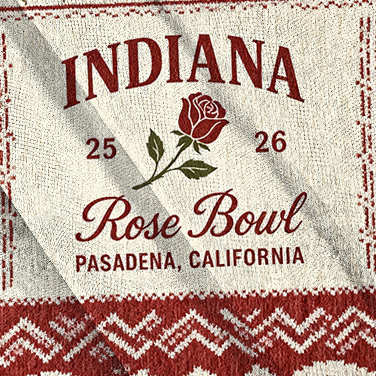 Baddiecat Rose Bowl Indiana Ugly Sweatshirt