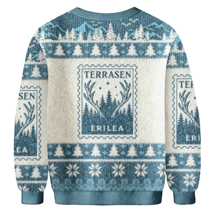 Baddiecat Terrasen Erilea Christmas Ugly Sweatshirt