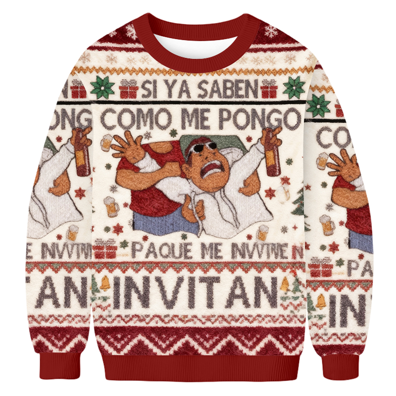 Baddiecat Si Ya Saben Como Me Pongo Pa' Que Me Invitan Ugly Sweatshirt