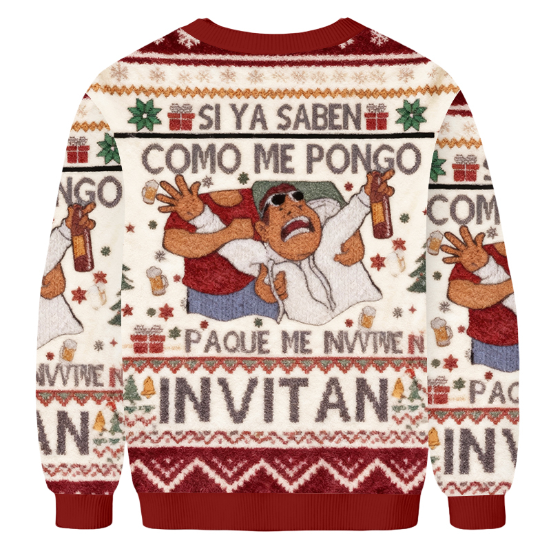 Baddiecat Si Ya Saben Como Me Pongo Pa' Que Me Invitan Ugly Sweatshirt