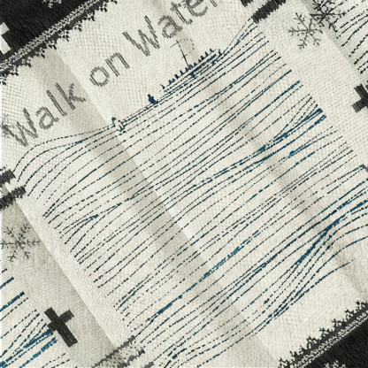 Baddiecat Walk On Water Christmas Ugly Sweatshirt