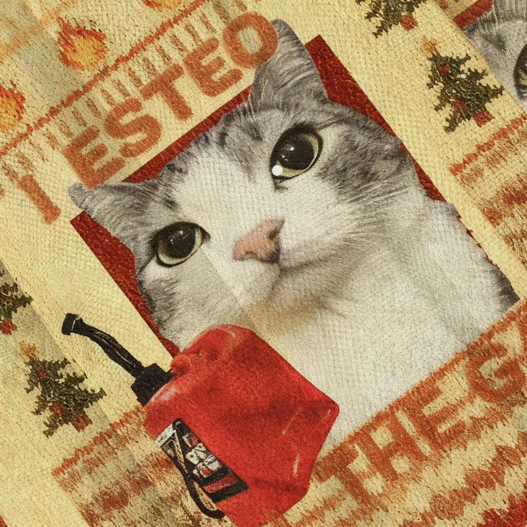 Baddiecat I Esteo All The Gas Christmas Ugly Sweatshirt