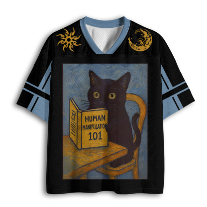 Baddiecat Van Gogh Cat Mesh Jersey