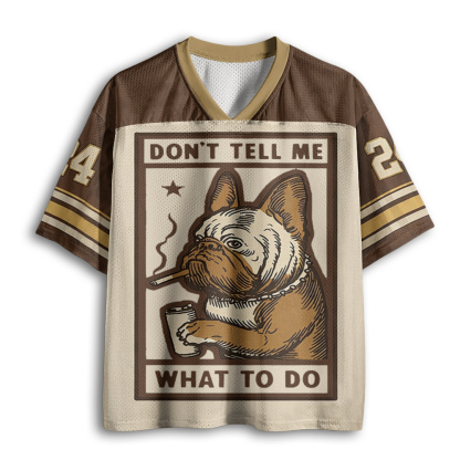 Baddiecat Don't Tell Me What To Do Mesh Jersey