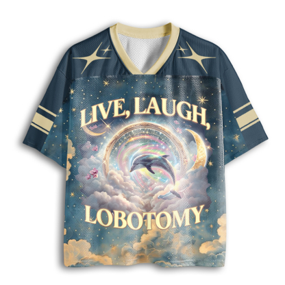 Baddiecat Funny Dolphin Meme Funny Dolphin Meme Mesh Jersey