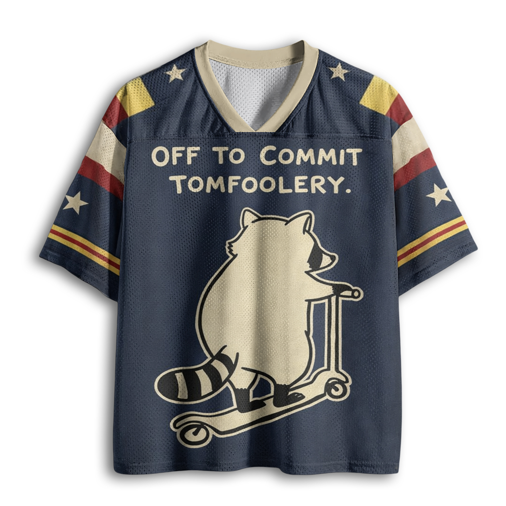 Baddiecat Off To Commit Tomfoolery Mesh Jersey