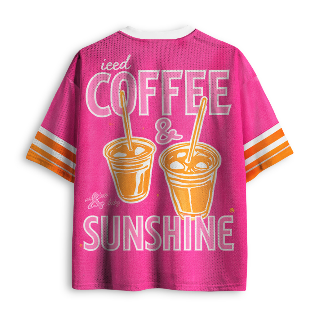 Baddiecat Iced Coffee And Sunshine Mesh Jersey