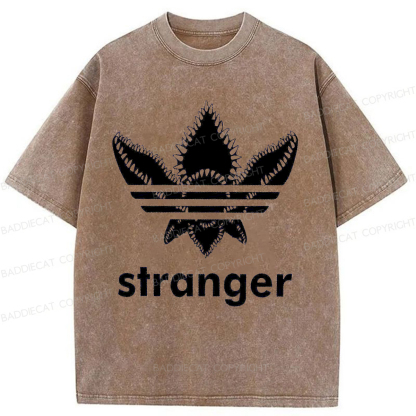 Baddiecat Stranger Things Demogorgon Washed T-shirt