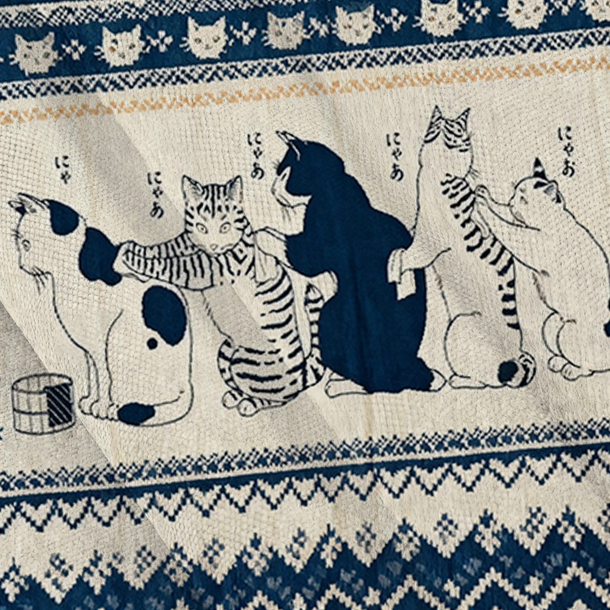 Baddiecat Japanese Bathing Cat Ugly Sweatshirt