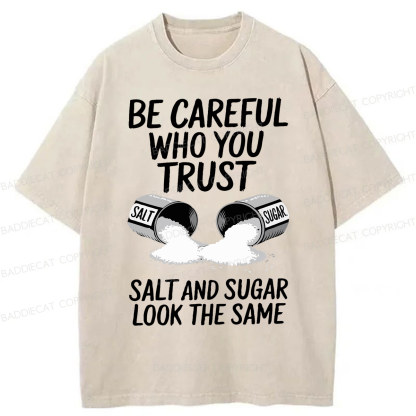 Baddiecat Funny Lifestyle Washed T-shirt