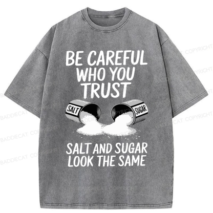 Baddiecat Funny Lifestyle Washed T-shirt