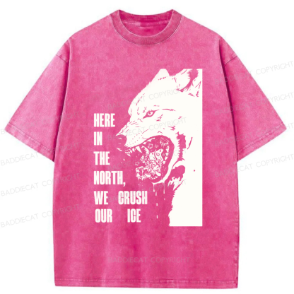 Baddiecat Crush Ice Washed T-shirt