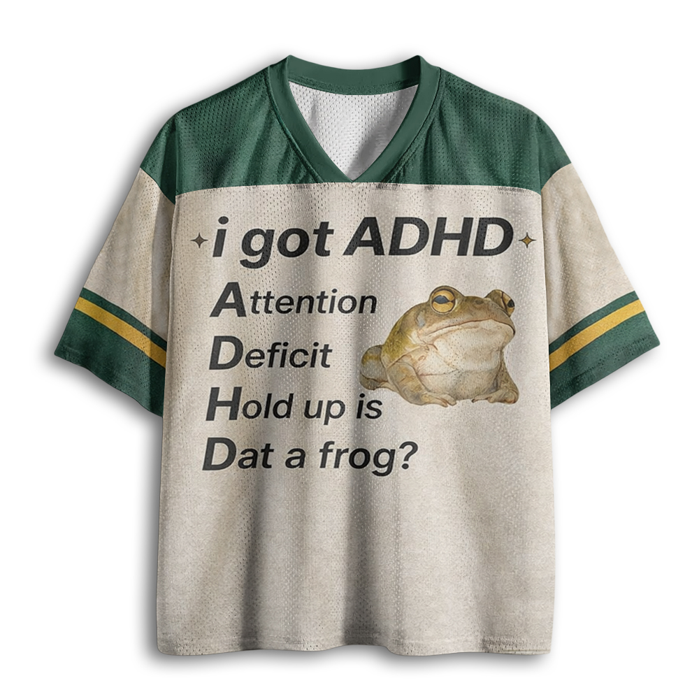 Baddiecat ADHD Frog Mesh Jersey