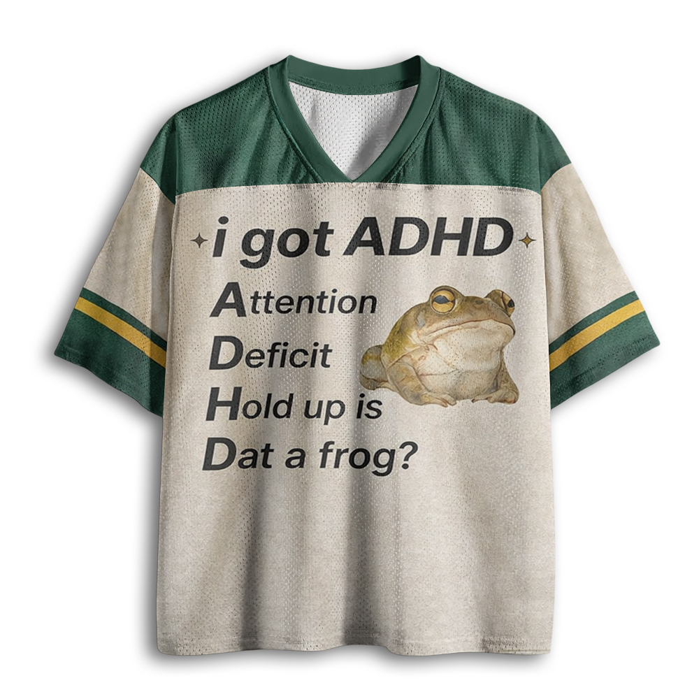 Baddiecat ADHD Frog Mesh Jersey