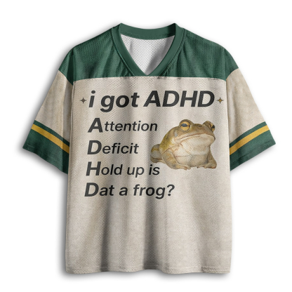 Baddiecat ADHD Frog Mesh Jersey