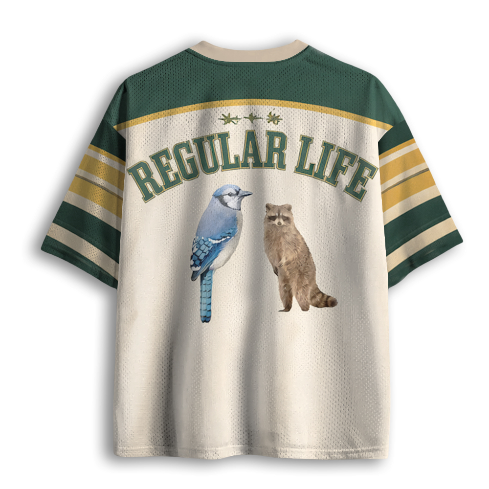 Baddiecat Just A Regular Life Mesh Jersey