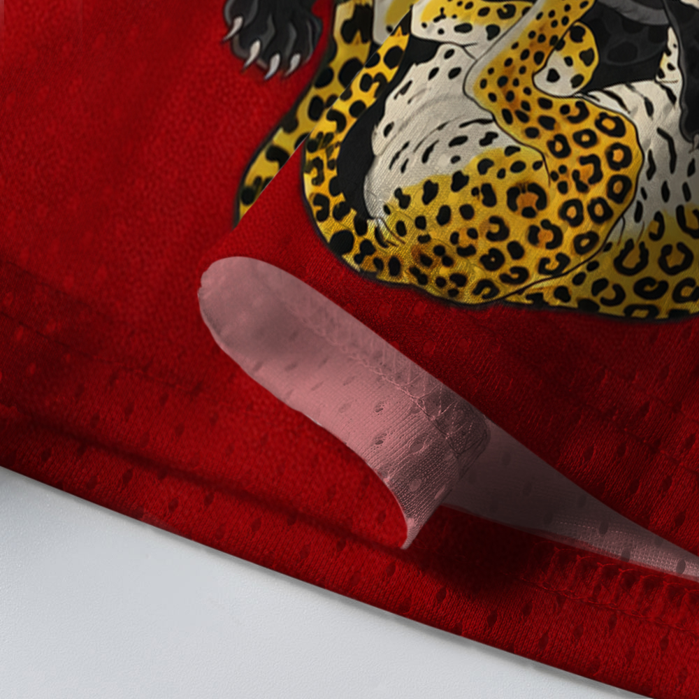 Baddiecat Panther vs Leopard Mesh Jersey