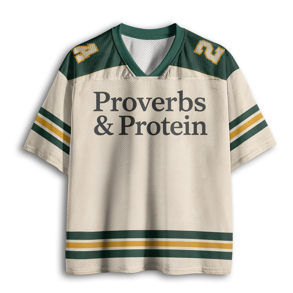 Baddiecat Proverbs & Protein Mesh Jersey