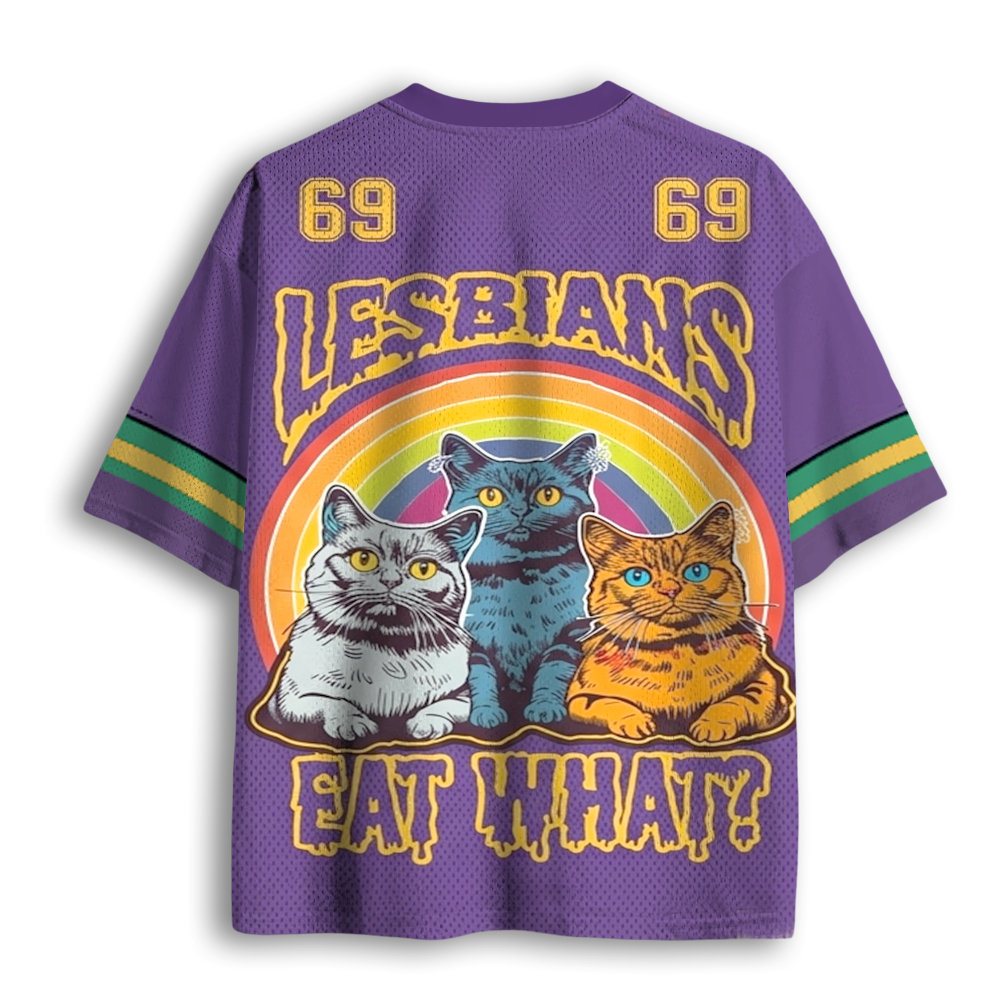 Baddiecat Lesbians Eat What Mesh Jersey