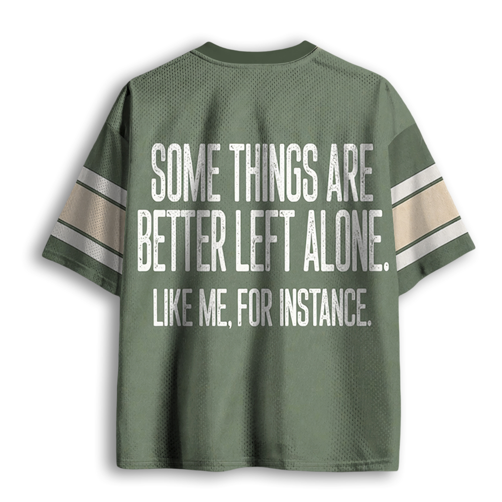 Baddiecat Some Things Are Better Left Alone Mesh Jersey