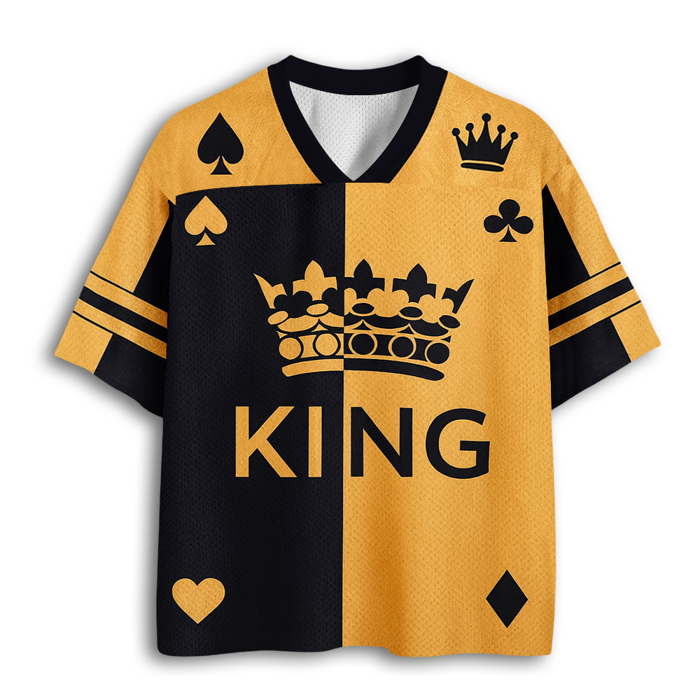 Baddiecat Poker King Mesh Jersey