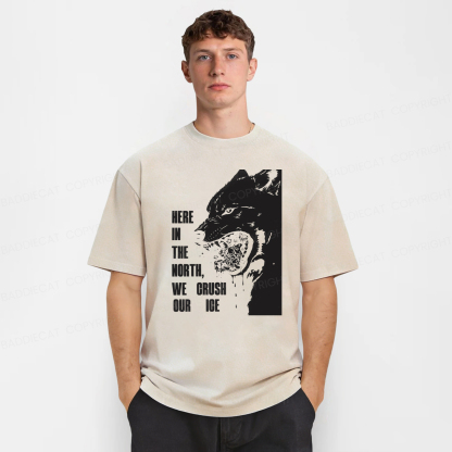 Baddiecat Crush Ice Washed T-shirt