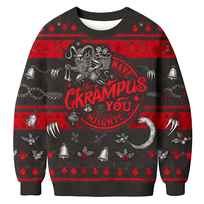 Baddiecat Have The Ckampus You Christmas Ugly Sweatshirt