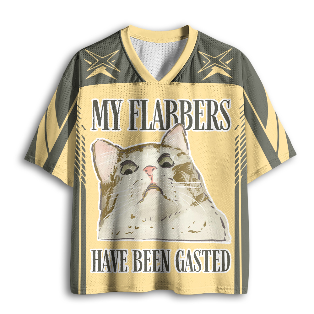 Baddiecat Shocked Cat Mesh Jersey