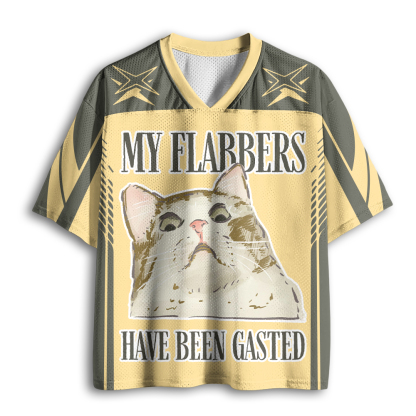 Baddiecat Shocked Cat Mesh Jersey