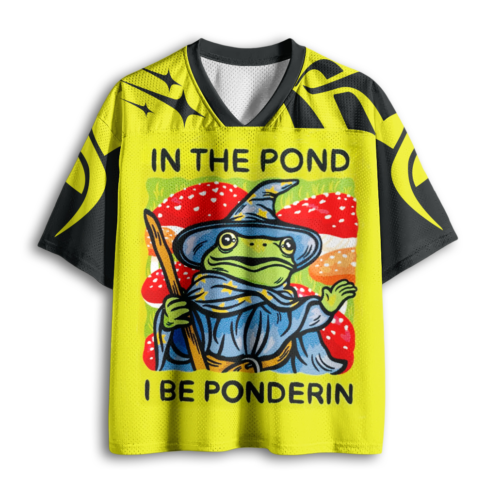 Baddiecat In The Pond I Be Ponderin Mesh Jersey