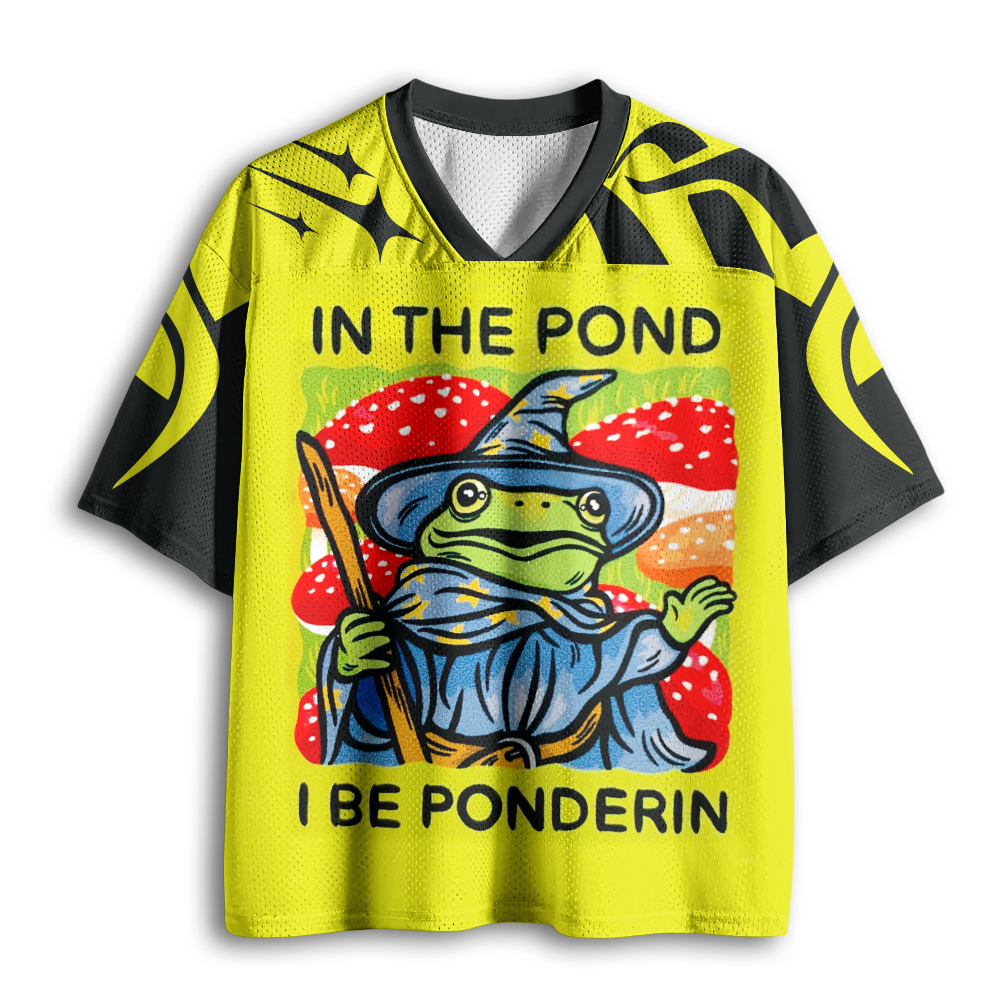 Baddiecat In The Pond I Be Ponderin Mesh Jersey