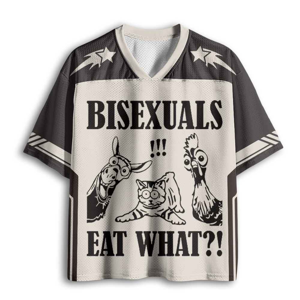 Baddiecat Bisexuals Eat What Mesh Jersey