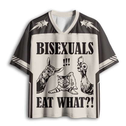 Baddiecat Bisexuals Eat What Mesh Jersey