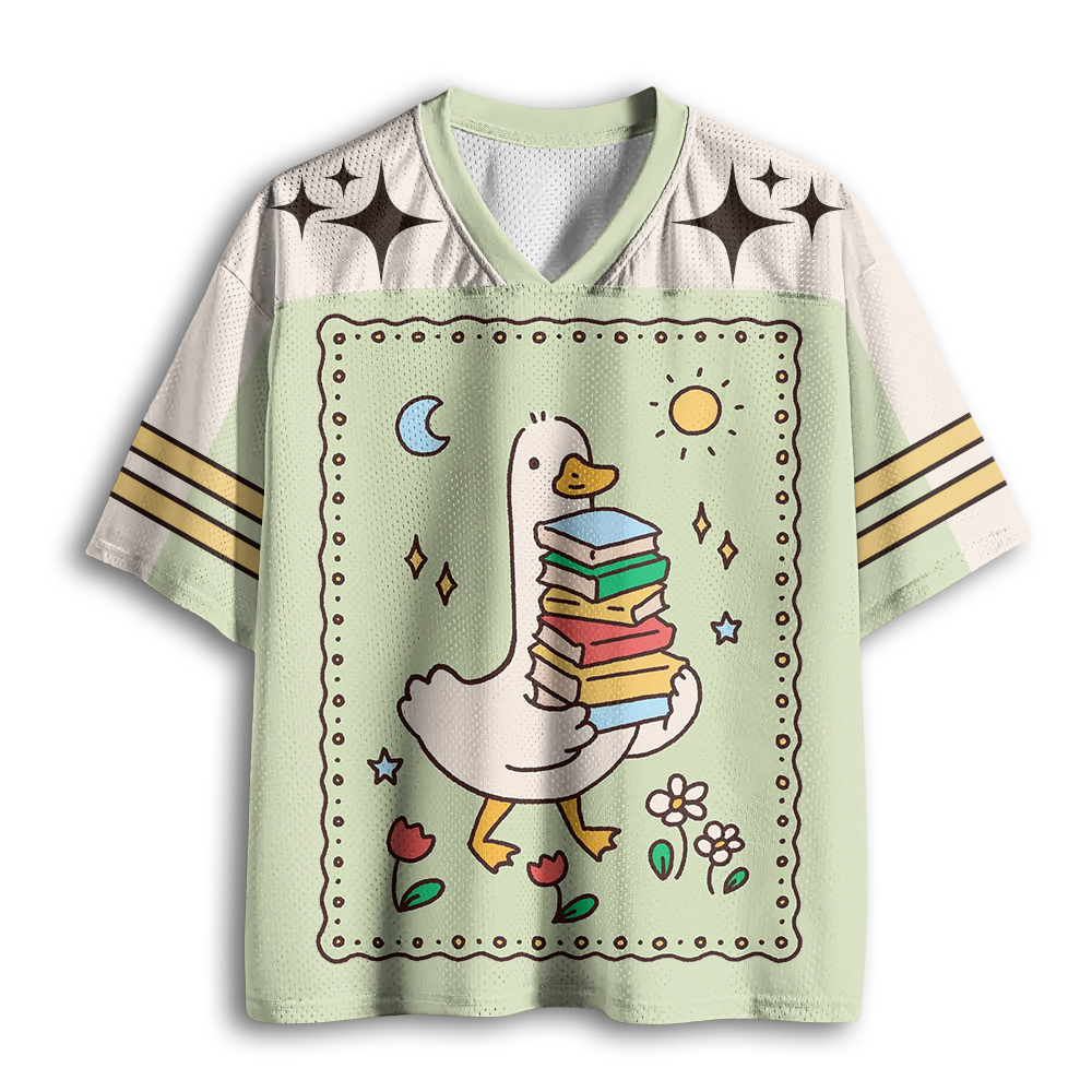 Baddiecat Late Night Reader Club Mesh Jersey