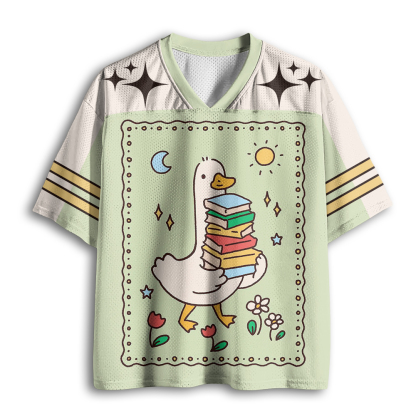 Baddiecat Late Night Reader Club Mesh Jersey