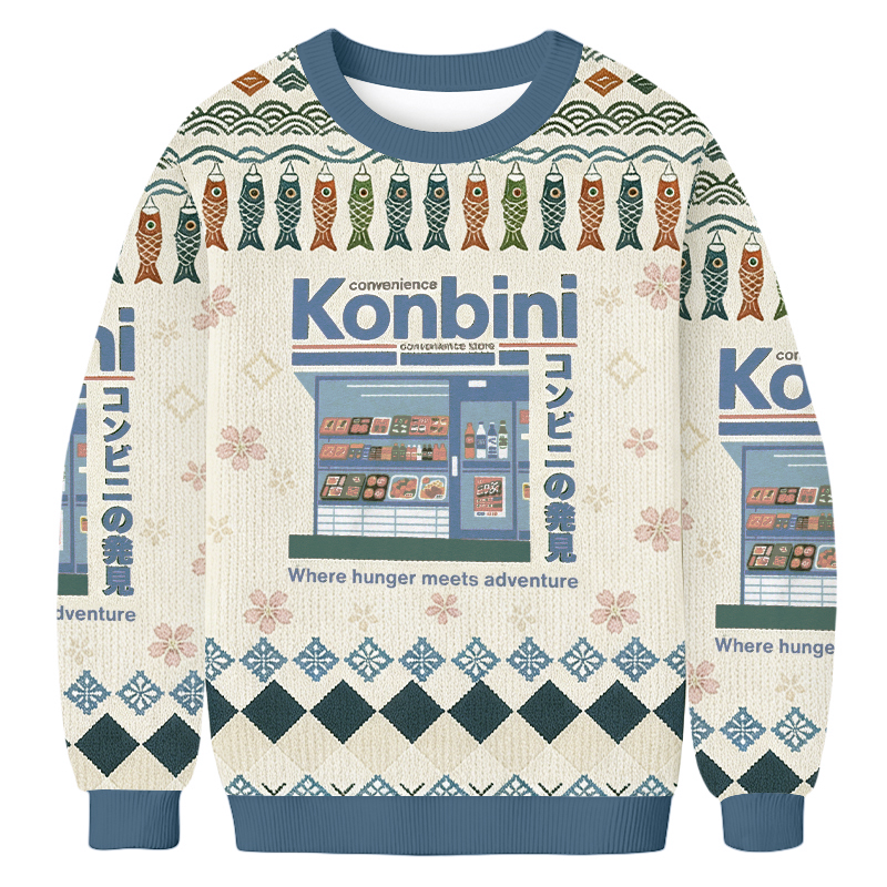 Baddiecat Japanese Convenience Store Ugly Sweatshirt