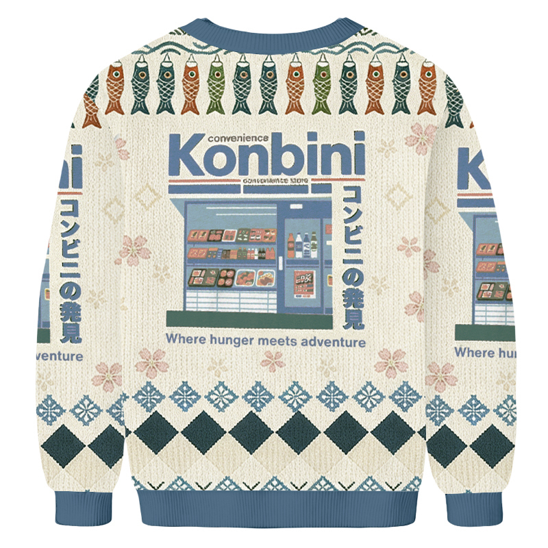 Baddiecat Japanese Convenience Store Ugly Sweatshirt