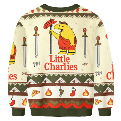 Baddiecat Little Charlie's Funny Meme Charlies Ugly Sweatshirt