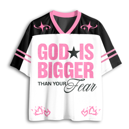 Baddiecat Christian Mesh Jersey Mesh Jersey