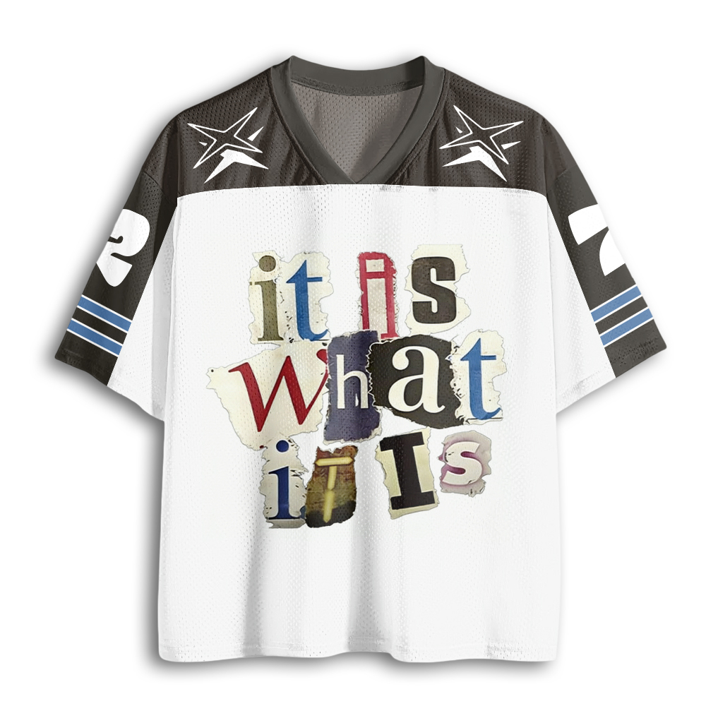 Baddiecat It Is What It Is Mesh Jersey