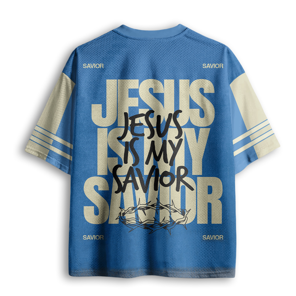 Baddiecat Jesus Is My Savior Mesh Jersey
