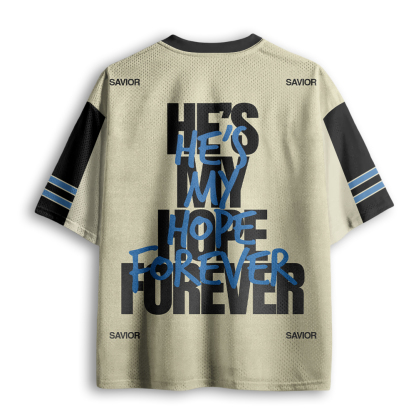 Baddiecat He's My Hope Forever Mesh Jersey