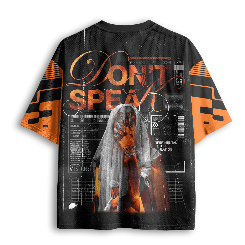 Baddiecat Don't Speak Mesh Jersey