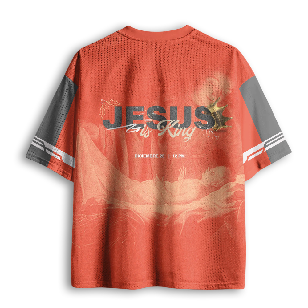 Baddiecat Jesus Is King Mesh Jersey