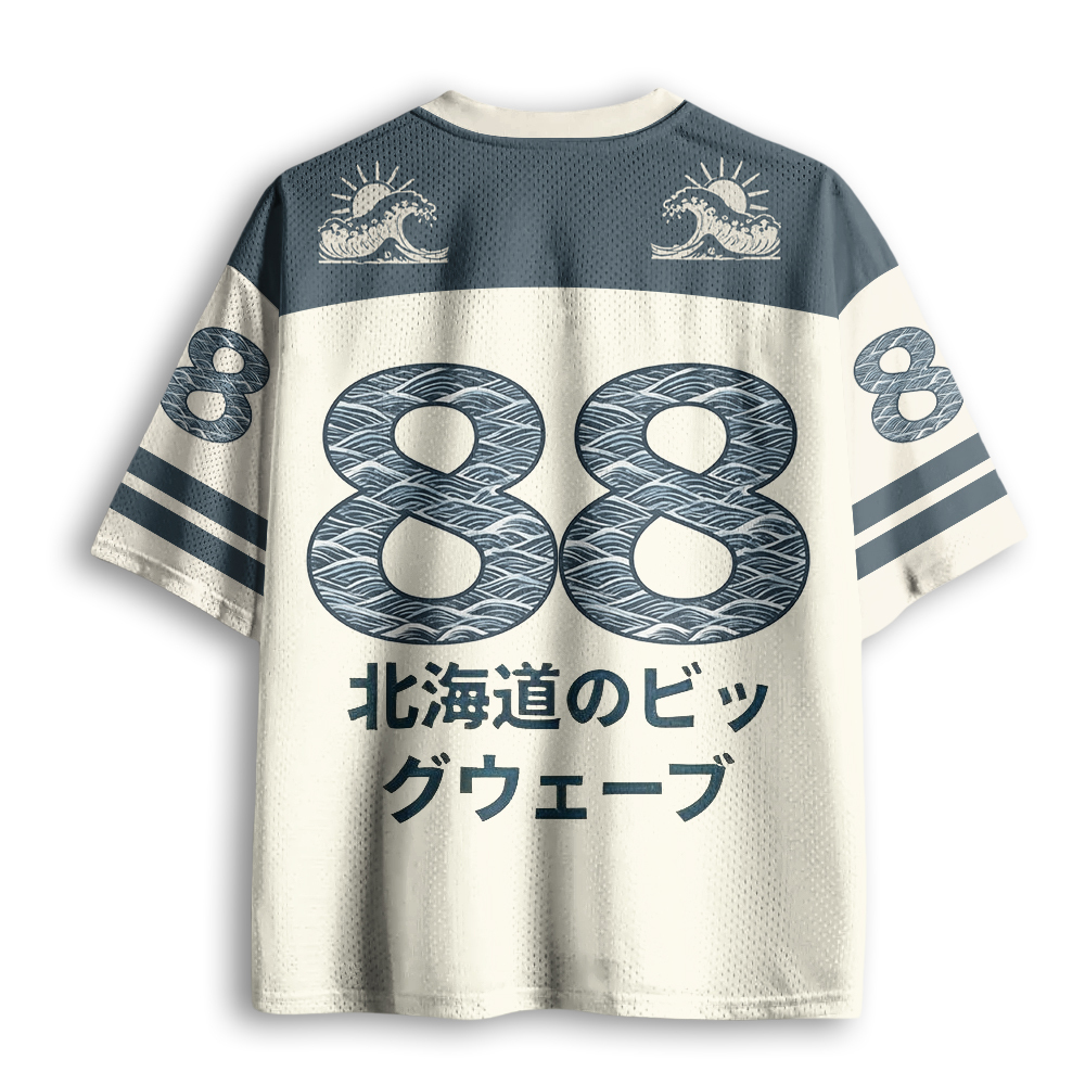 Baddiecat Hokkaido Illustrations Mesh Jersey
