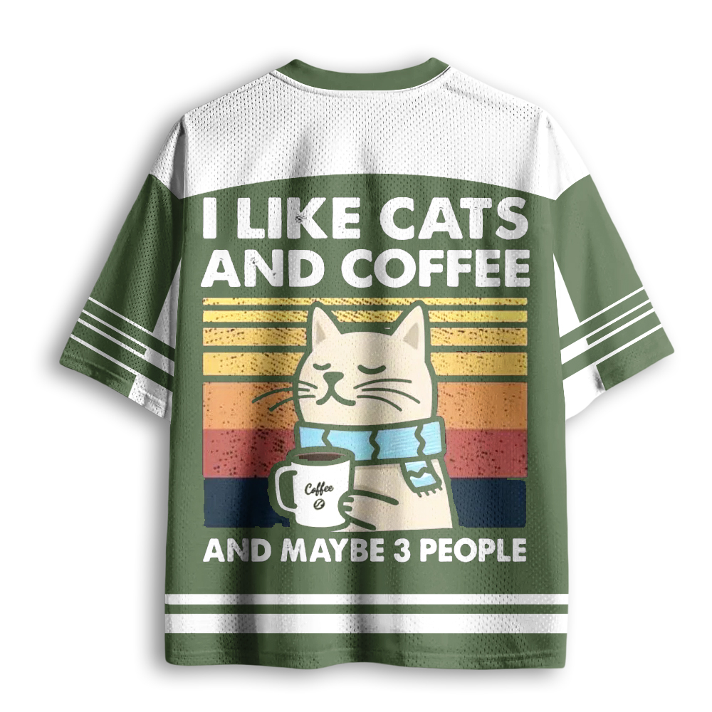 Baddiecat Elegant Cat Mesh Jersey