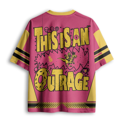 Baddiecat THIS IS AN OUTRAGE Mesh Jersey