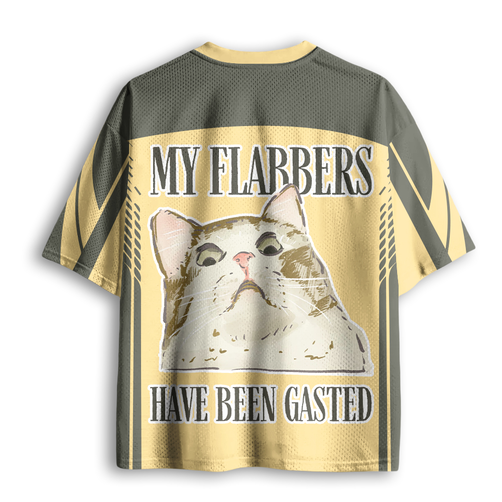 Baddiecat Shocked Cat Mesh Jersey