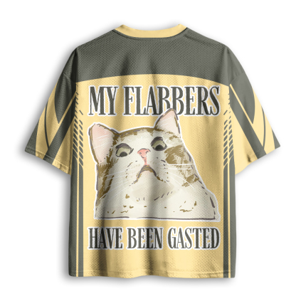 Baddiecat Shocked Cat Mesh Jersey