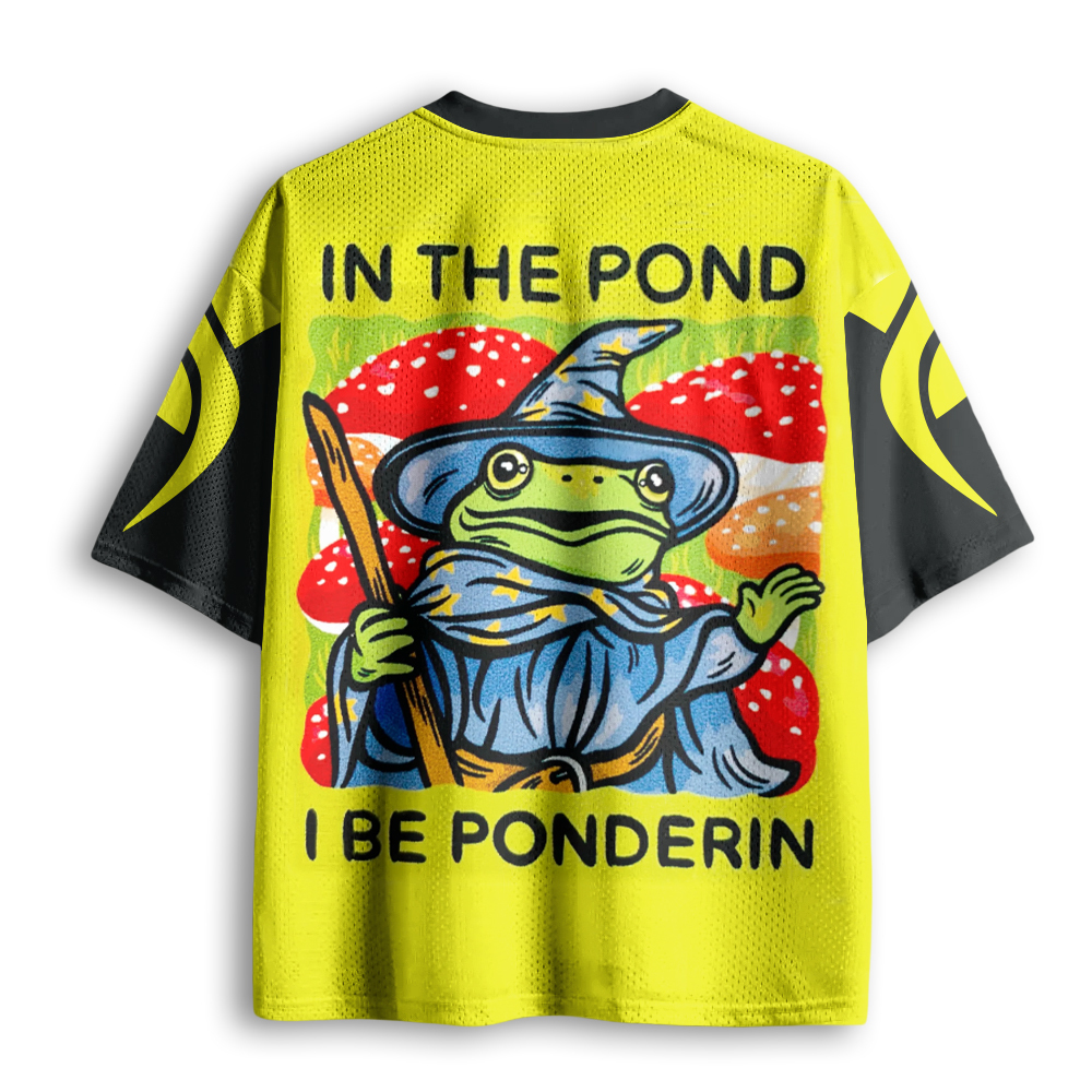 Baddiecat In The Pond I Be Ponderin Mesh Jersey